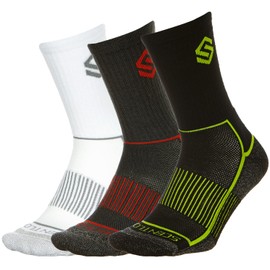 ScentLok Ultrafresh Crew Socks for Men 3-Pack Multi Colors (Medium)