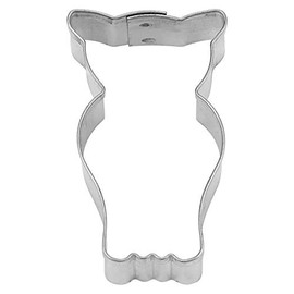 Staedter Stainless Steel Owl Cookie Cutter, Silver, 6 cm