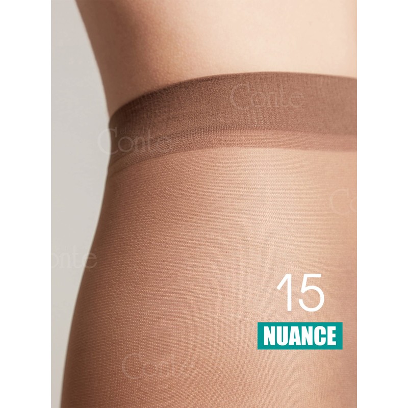 Conte elegant Matte Women's Tights with Silk Effect - NUANCE