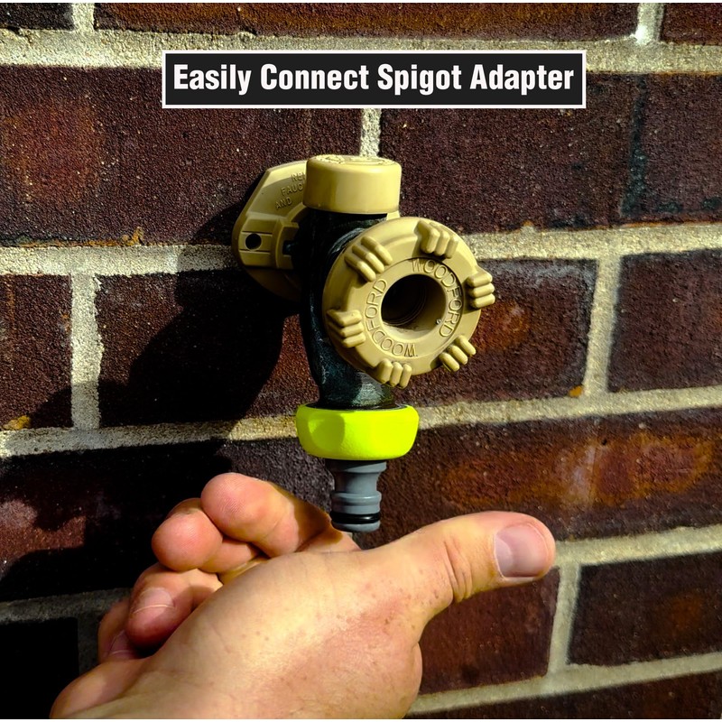 Flexzilla Garden Hose Quick-Connect Fittings, 5-Piece Coupler & Plug Kit