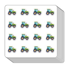 Farm Tractor Planner Stickers, 0.5in Scrapbooking Kids DIY Calendar Crafting 208-Pack