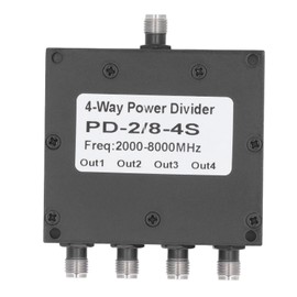 SMA Microstrip Power Splitter Combiner 2‑8GHz Stainless Steel 4 Way SMA Power Divider