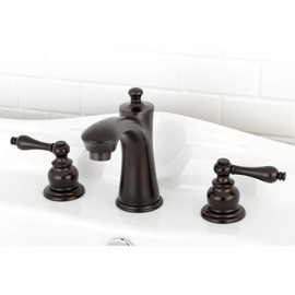 Kingston Brass KB7965AL Victorian Widespread Lavatory Faucet, Oil Rubbed Bronze