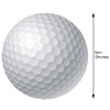 Muka 250 PCS 2" Golfball Stickers, Standard Permanent Self-Adhesive Stickers,