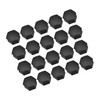 Partuto 20pcs 21mm Wheel Lock Lug Bolt Nut Cover Cap