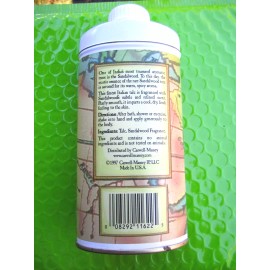 Caswell-Massey CASWELL MASSEY SANDALWOOD TALC TALCUM POWDER 3.5oz SHAKER TIN VINTAGE BRAND NEW