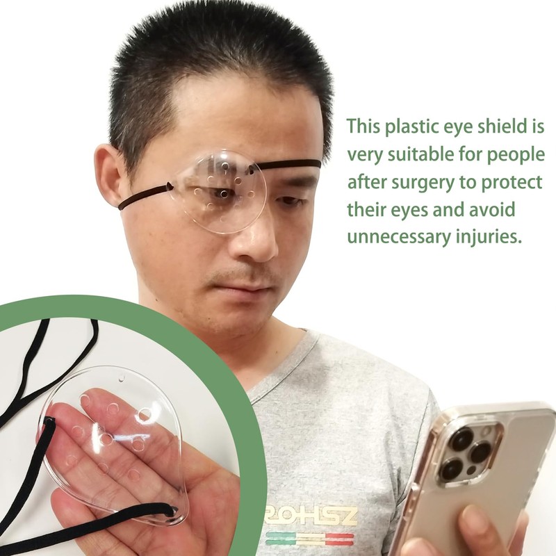 FSJLT 2 Pack Clear Eye Shield after Cataract Surgery,Hard Cataract