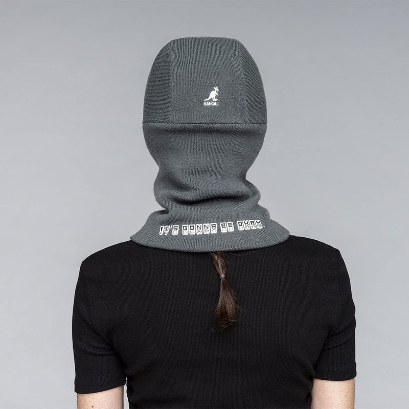 Kangol Okay Collapsible Balaclava - Anthracite/1SFM - Charcoal - One
