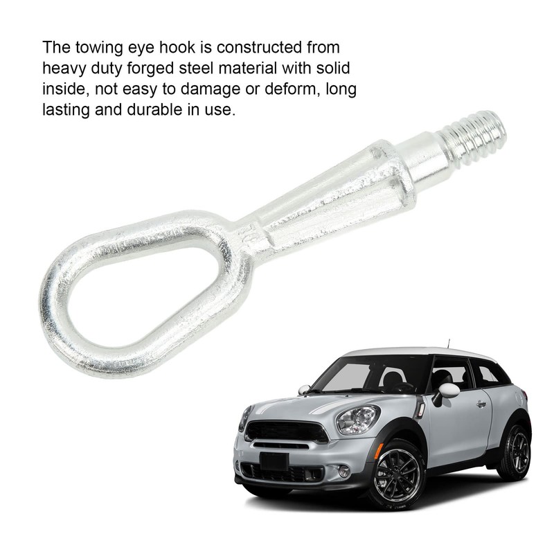 Ejoyous Towing Hook Replacement, Car Towing Eye Tow Bar Hook