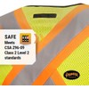 Pioneer Tear-Away Traffic High Visibility Safety Vest - Breathable Mesh