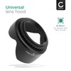 CELLONIC Ø 58mm Lens Hood Compatible for Ø 58mm Plastic