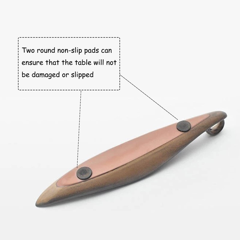 1 Piece Ceramic Incense Stick Holder Boat Incense Holder Ash