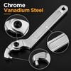 Adjustable Hook Spanner Wrench for Metal Fasteners – Chrome Vanadium