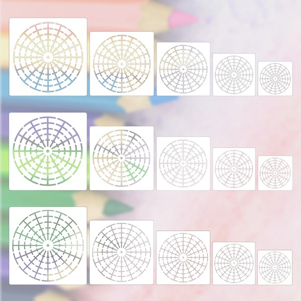 Mandala Stencil, Mandala Dotting Painting Templates, Mandala Painting Stencils, Reusable