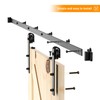 Signstek Barn Door Hardware Kit for Sliding Door, 8 FT