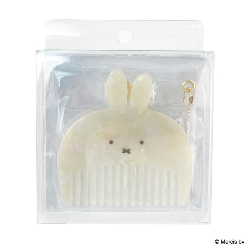 Dick Bruna MF46825 Die-Cut Comb, Miffy Comb, Comb, Brush, Acrylic,