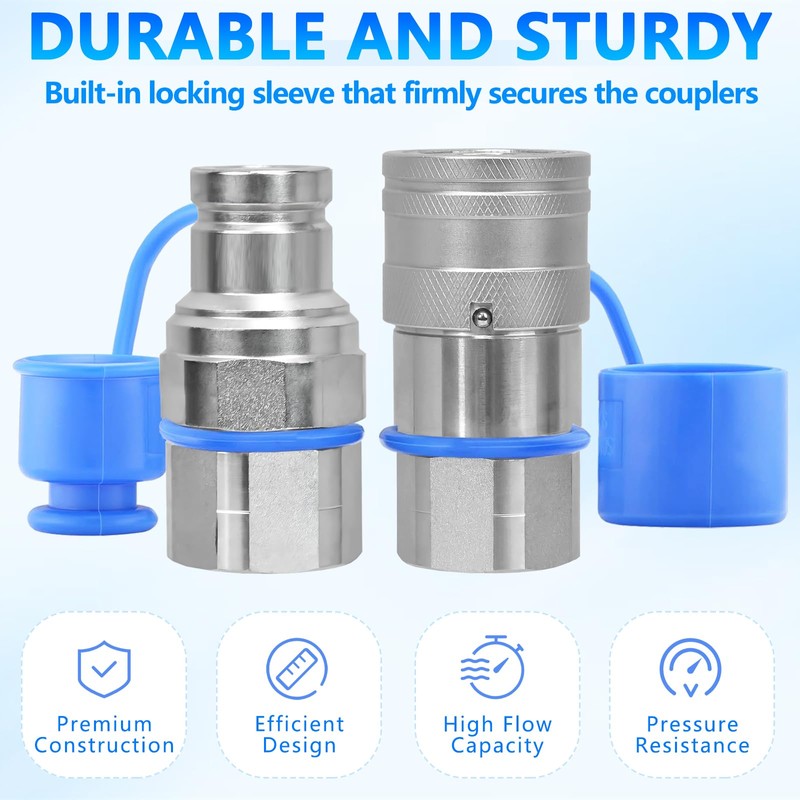 Cplbrb 3/8’’ NPT Flat Face Hydraulic Quick Connect Couplers/Couplings with