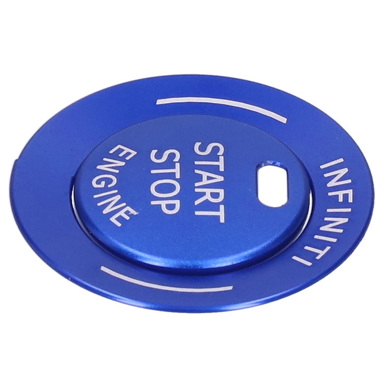 Engine Start Button Cover, 2pcs Engine Start Stop Button Trim