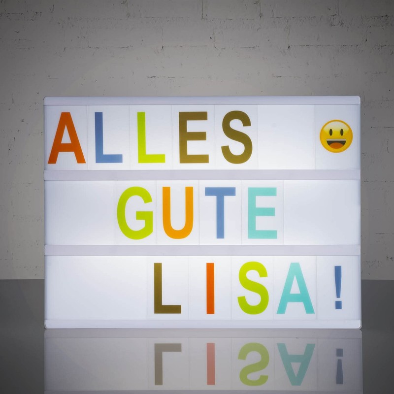 LED Lichtbox XXL Blockbuster Leuchtbox Light Box Leuchtkasten + USB-Netzteil