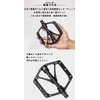 GORIX (GX-FX356) Bicycle Pedal, Flat Pedal, Lightweight, Carbon Fiber Center