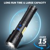 Cinlinso Rechargeable LED Flashlights High Lumens 2 Pack, 990000 Lumen