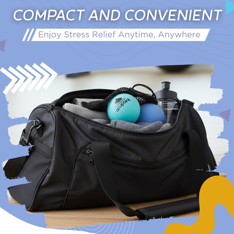 Acupoint Physical Massage Therapy Ball Set - Ideal for Yoga,