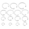 sourcing map 150Pcs Internal Retaining Ring Circlip Assortment Set, 304