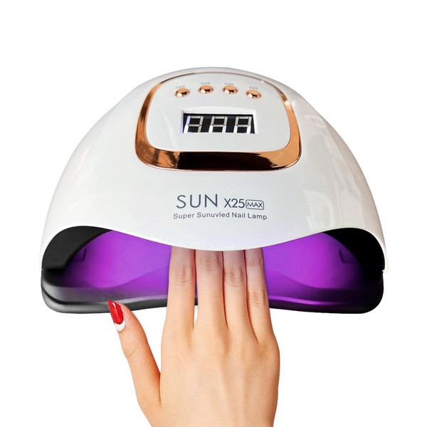 Timpou 380W UV-LED-Nagellampe, mit 81 LED-Perlen, professioneller Nageltrockner, Gel-Nagellack, UV-Nagellicht