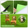 Pack of 10 Artificial Grass Miniature Garden, 15 x 15