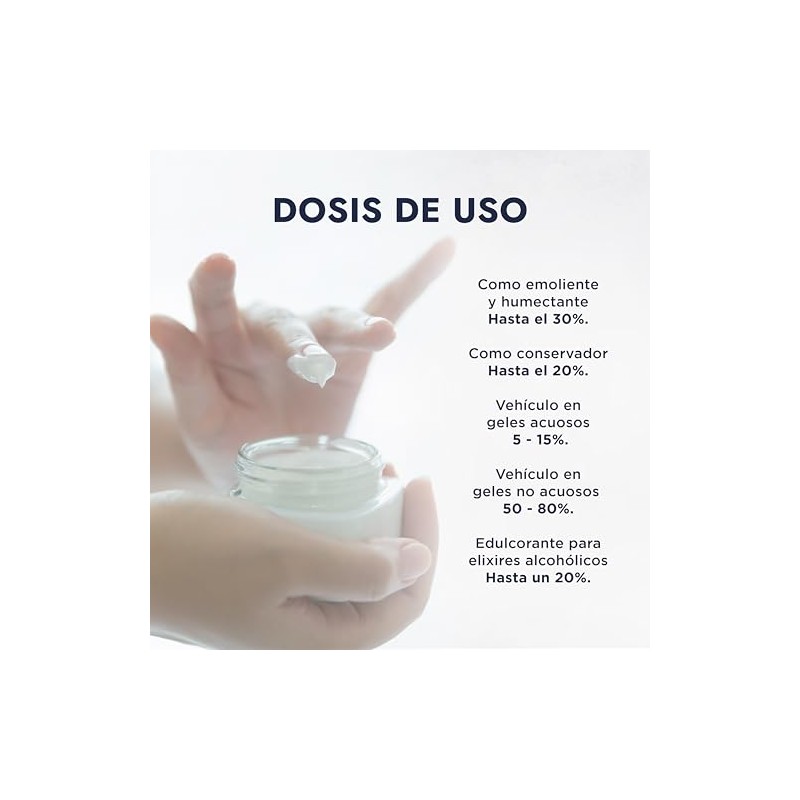Glicerina Vegetal 500 g 100% Pura | Humectante para Piel