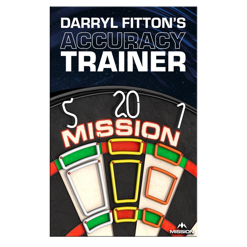 Mission Darts Darryl Fitton's Accuracy Trainer | Dartboard Practice Segments