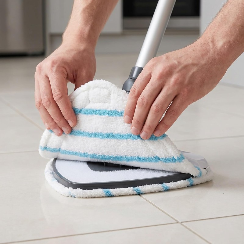 Cojines Limpiadores Triangulares de Microfibra Reutilizables para Mopa de Vapor,