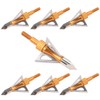 NIKA ARCHERY 100 Grain Broadheads 3 Fixed Steel Blade with