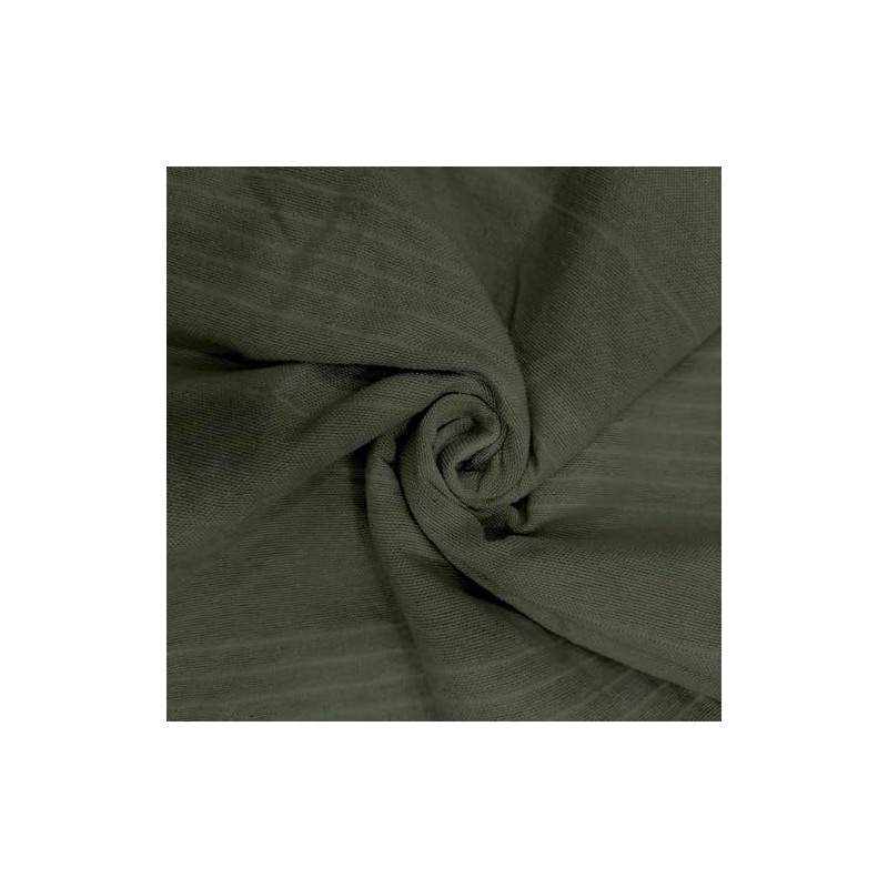 Soleil d'ocre Bedspread Sofa Throw Cotton Adele Khaki 220 x