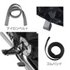 Half Bike Cover, Pocketed Storage, Includes Anti-Blowing Belt, Compatible with
