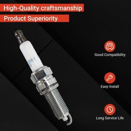 Powkos Spark Plug Set 18875-08085 Compatible with Hyundai ELANTRA 2021-2023 Kia K5 2021-2023 1.6L L4 Engine Replaces 1887508085 4 Piece OEM Factory Direct Fit Ignition Parts (4 Pack)