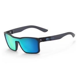 YAMAS Sunglasses for Mens and Womens, Classic Rectangular Retro Men Sunglass, Sports Sunglasses for Fishing, Driving, Cycling and Running, UV400 Protection, Sky Blue