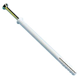 Merriway BH05919 (20 Pcs) Hammer Type Solid Wall Fixing with Nylon Plug, M8 x 135mm (5/16 inch x 5.3/8 inch) - Pack of 20 Pieces
