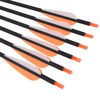 26Inch Carbon Arrow Practice Hunting Arrows Targeting with Removable Tips