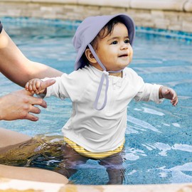 green sprouts Baby Toddler Eco Snap Swim Diaper - Yellow Stripes - 4T