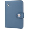 Zoppen Rfid Blocking Travel Passport Holder Cover Slim Id Card