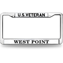 US Veteran West Point Stainless Steel License Plate Frame Proud United States Army License Plate Frame for Car Lovers