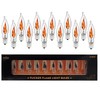 The Dreidel Company Flicker Flame Shaped Light Bulbs, E12 Replacement