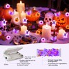 Halloween String Lights, 16 ft 50 LED Pumpkin Bat Eyes