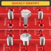 Thread Checker：Nut and Bolt Thread Checker Thread Identifier Gauge Nut