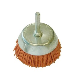 Faithfull 65 x 6mm Nylon Wheels Cup Brush with Shank