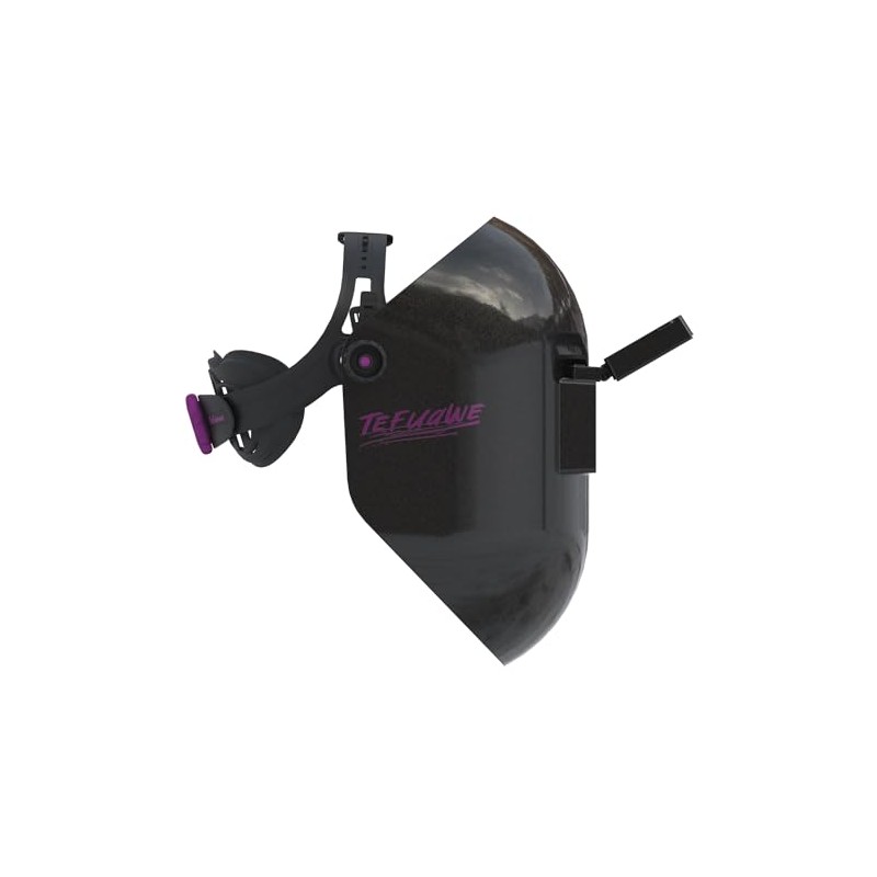 Tefuawe Black Flip Up Chopped Fiberglass Sugar Scoop Welding Helmet,
