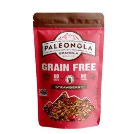 Paleonola – Grain Free Granola Strawberry Flavor – Non-GMO, Grain, Soy, Gluten, Dairy Free – Low Carb Protein Snack For A Healthy Breakfast