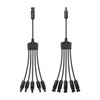 HCOVTXR 1 Pair Solar Connectors Y Branch,1 to 5 Solar