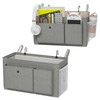 Edudif Bedside Caddy Bedside Organizer with Fixed Straps & Water